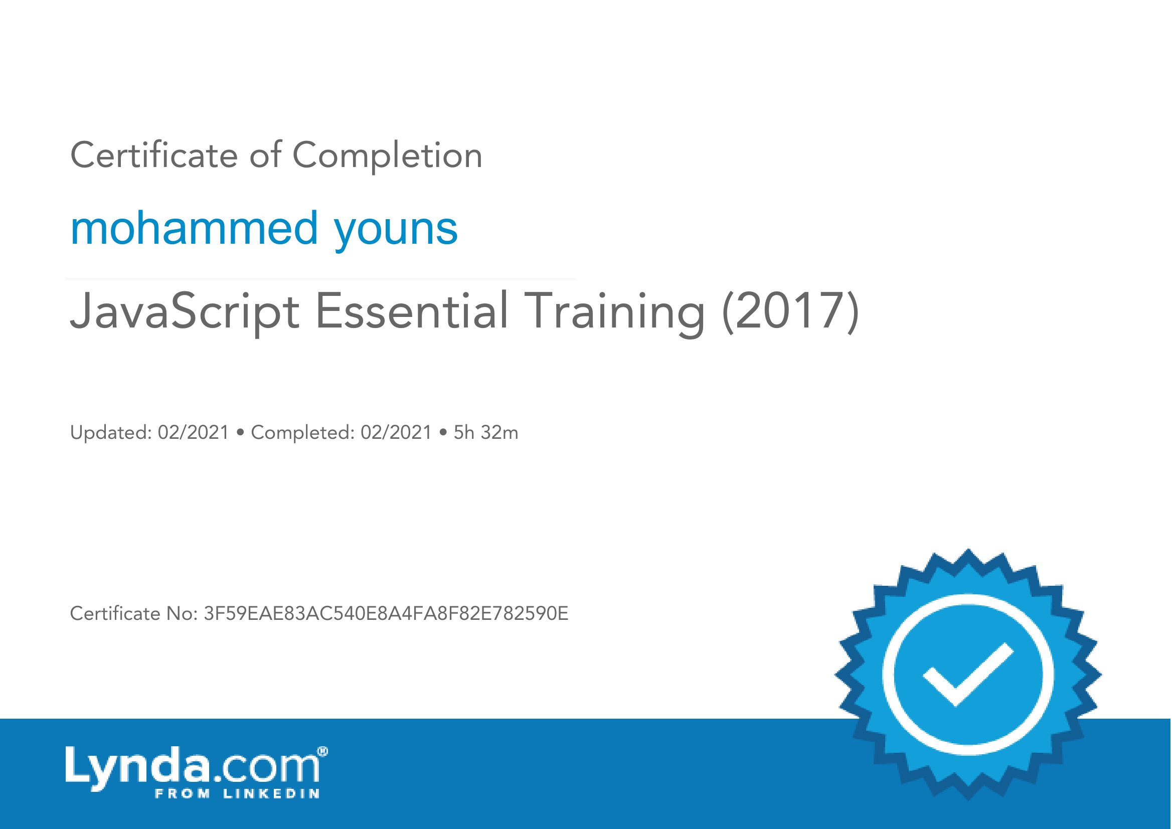 JavaScriptEssentialTraining